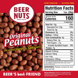 BEER NUTS Original Peanuts - Sweet & Salty Bar Nuts - Gluten Free, Kosher, Low Sodium Peanut Snacks Made In The USA - 30oz Resealable Bag (Pack of 1)
