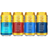 Liquid Death Iced Tea - Modern Variety, Less Sugar*, Boost of Caffeine, B Vitamins, No Artificial Sweeteners, 4 Flavors: Tea/Lemonade, Rest in Peach
