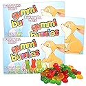 Easter Gummy Bunnies, Assorted Fruit Flavored Chewy Candies, Basket Stuffer Treats, 3.1 Ounces (Pack of 3)