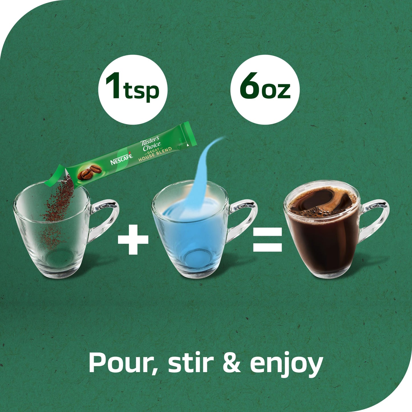 Nescafe Taster's Choice Decaf Instant Coffee, House Blend, 0.52 Ounce (Pack of 60 -12x5 pcs)