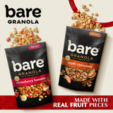 Bare Granola, Apple Cinnamon, 7g Fiber, Whole Grains, Heart Healthy, Real Fruit Pieces, 11 oz Bag
