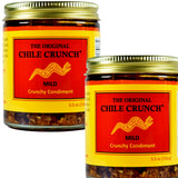 CHILE CRUNCH - Mild Spicy Crunchy Condiment - All Natural Roasted Chili Peppers, Garlic & Onion Crisp Sauce - Vegan, Gluten-Free, No Preservatives