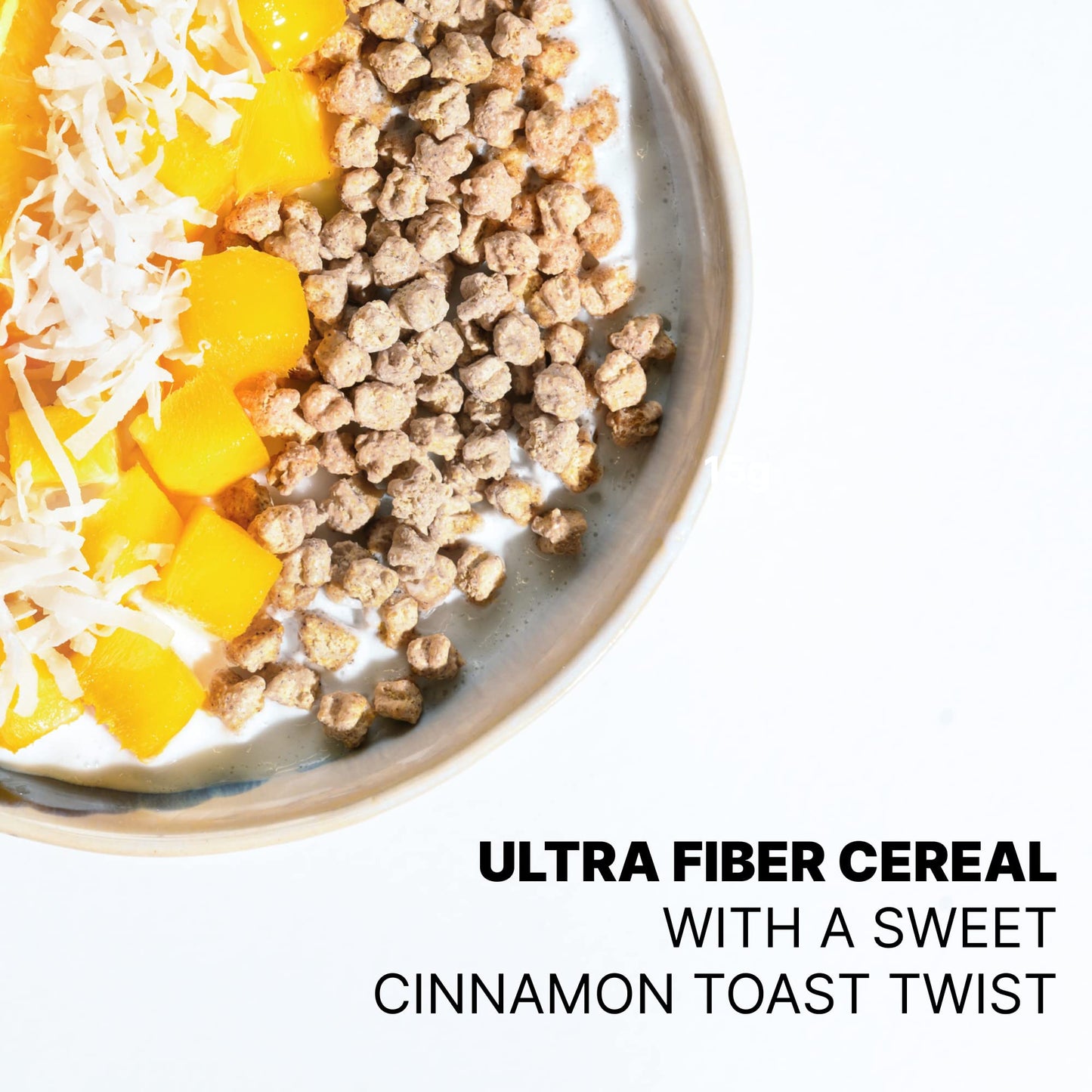 Poop Like A Champion High Fiber Cereal - Cinnamon Toast Flavor | Keto Friendly Low Carb Gluten Free & Healthy | Breakfast Essentials with Soluble