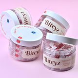 Biteyz Rosy Turkish Delight, Vegan Candy Gift - Assorted Gourmet Snacks with Natural Rose Flavor, 6 Servings of Luxury Handmade Vegan Treats