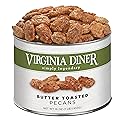 Virginia Diner Butter Toasted Pecans - Sweet Toasted Mammoth Georgia Pecans Gift Non-GMO, Preservative Free Gifts from Virginia Since 1929-16 Oz Can