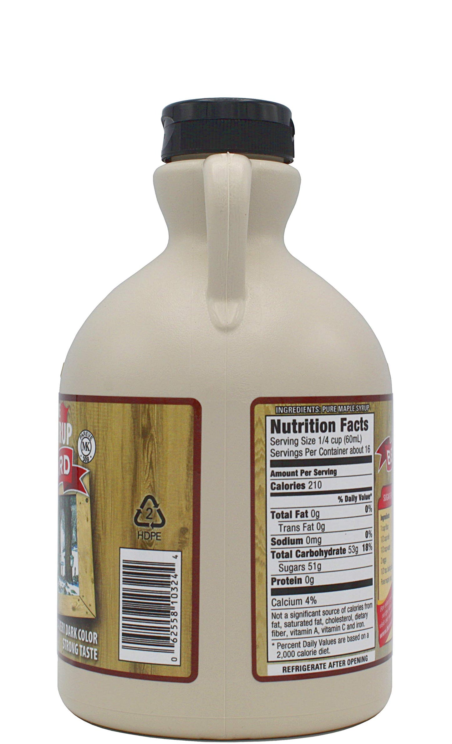 BERNARD - Pure Maple Syrup, Grade A Very Dark, Strong Taste, 1x32oz