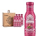 Karviva Organic Juice with Ashitaba, Pomegranate, and Dark Cherry, Vitamin K, Vitamin C, Essential Minerals (6 Bottles, 12 fl. oz. each)