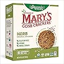 Mary's Gone Crackers Herb Crackers, Organic Brown Rice, Flax & Sesame Seeds, Gluten Free, 6.5 Ounce