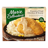 Marie Callender's Country Fried Chicken and Gravy, Convenient Oven or Microwave Meal with Chicken and Mashed Potatoes, Frozen Meal, 13.1 OZ