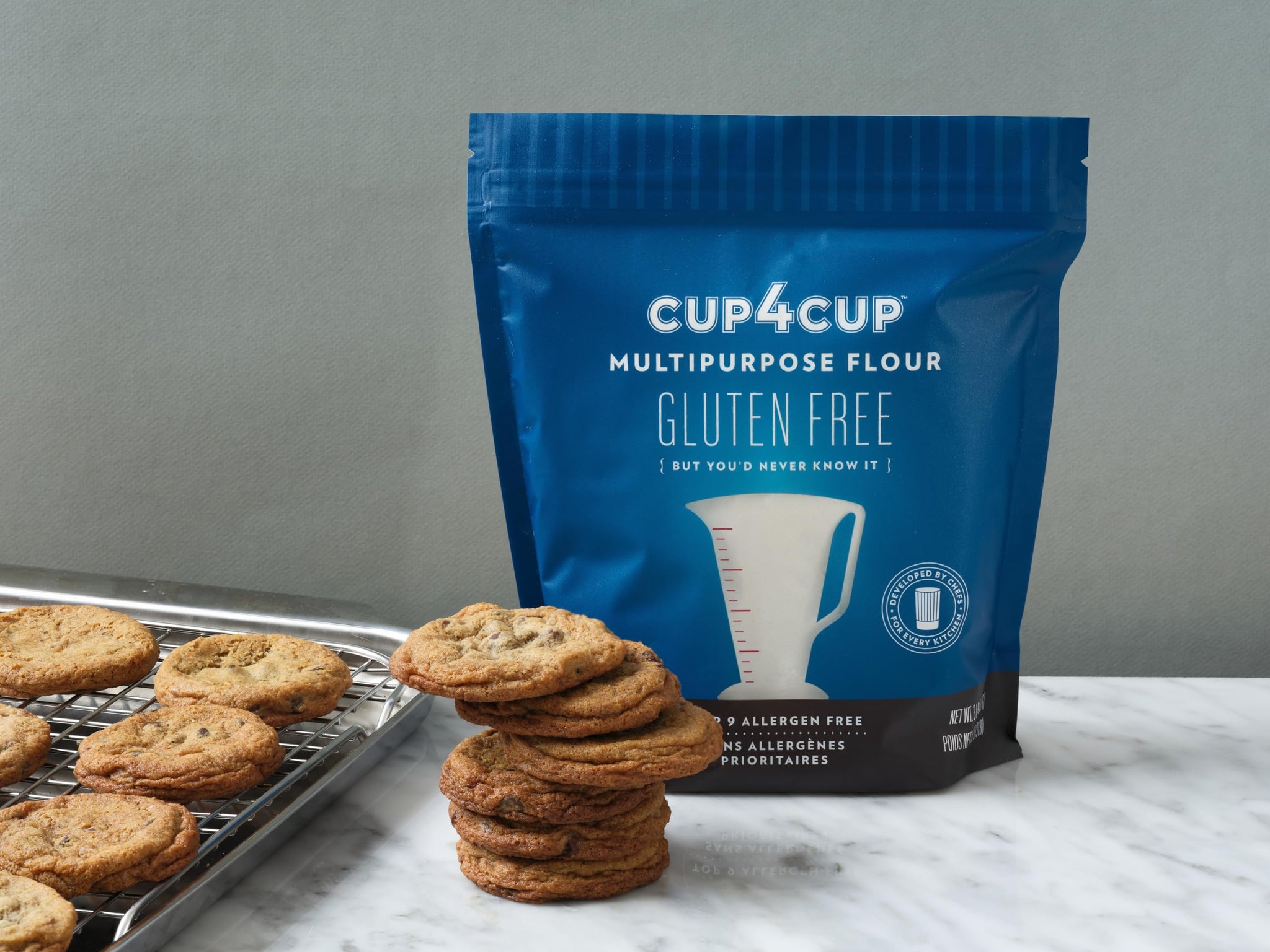 Cup4Cup Multipurpose Flour, 3 Pounds, Certified Gluten Free, 1:1 All Purpose Flour Substitution, Non-GMO, Kosher, Made in the USA
