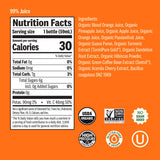 Suja Organic Detox Blood Orange Shot, Wellness Shot With Dandelion Root and Hibiscus, 2 fl oz Bottle