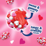 Nerds Valentine's Gummy Clusters Candy, Heart Shaped Box, 6oz