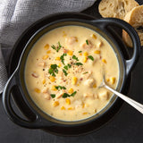 Progresso Rich and Hearty Chicken Corn Chowder Canned Soup, Flavored with Bacon, Gluten Free, 18.5 oz