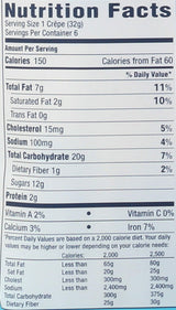 Bakerly, Crepe Chocolate Filled, 1.13 Ounce, 6 Pack