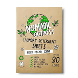 Eco-Friendly Laundry Detergent Sheets - Efficient, Clean, and Fresh Scented, Washer-Friendly Soap Sheet - No Mess & Space-Saving Laundry Strips