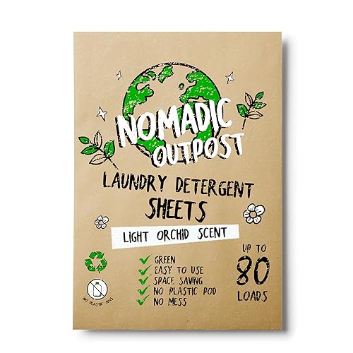 Eco-Friendly Laundry Detergent Sheets - Efficient, Clean, and Fresh Scented, Washer-Friendly Soap Sheet - No Mess & Space-Saving Laundry Strips
