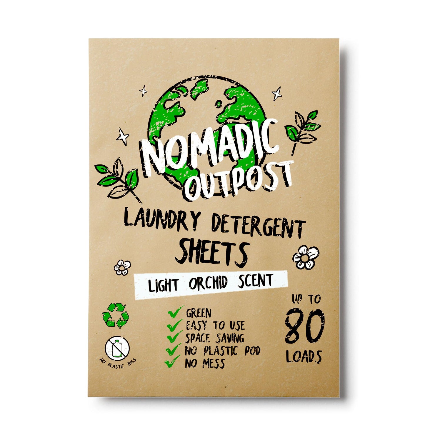 Eco-Friendly Laundry Detergent Sheets - Efficient, Clean, and Fresh Scented, Washer-Friendly Soap Sheet - No Mess & Space-Saving Laundry Strips