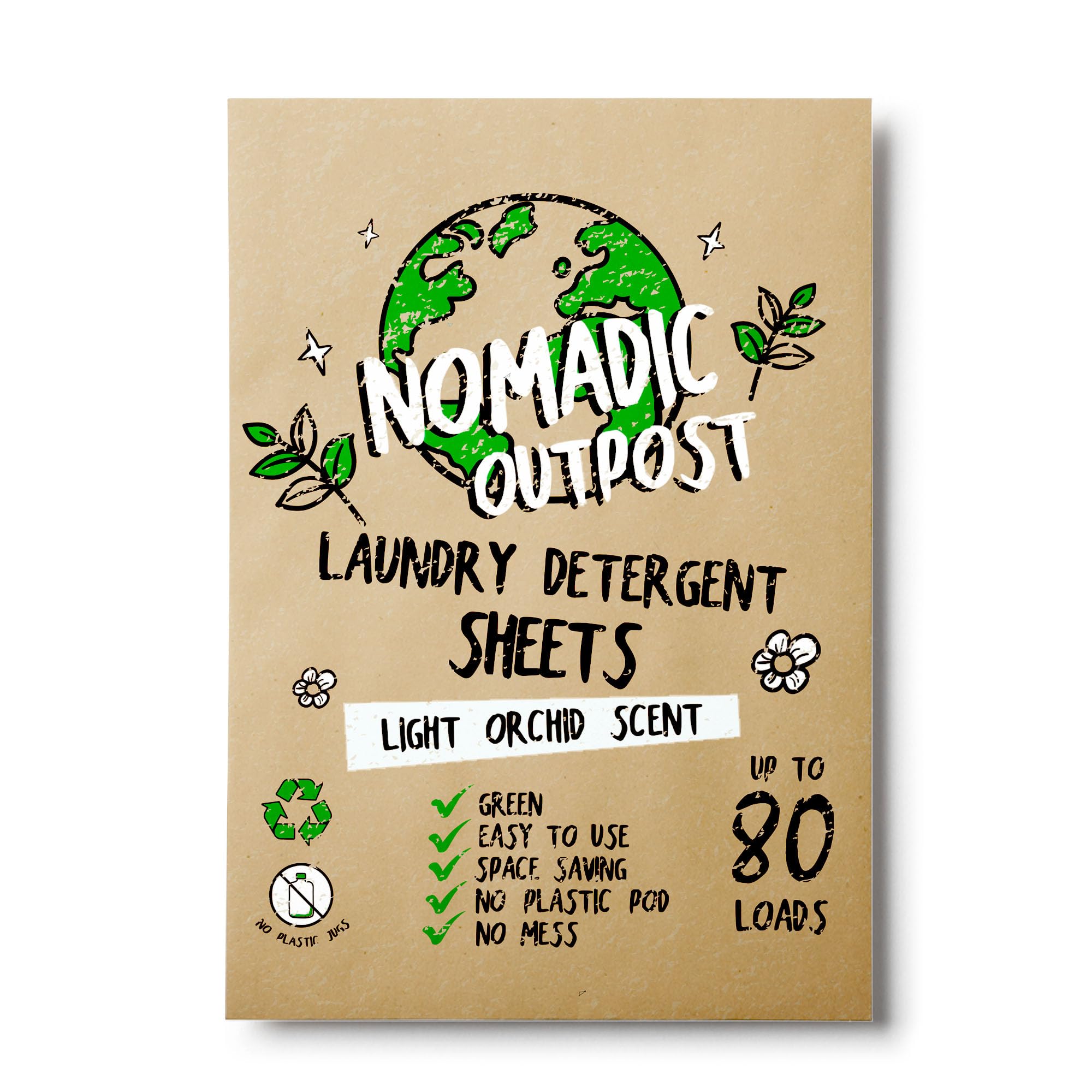 Eco-Friendly Laundry Detergent Sheets - Efficient, Clean, and Fresh Scented, Washer-Friendly Soap Sheet - No Mess & Space-Saving Laundry Strips