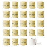 ALL YOU NEED Premium 3- Ply Bamboo Toilet Paper - 24 Mega Roll Pack, 300 Sheets Per Roll, 7,200 Total Sheets - Tree-Free Bath Tissue, Plastic-Free