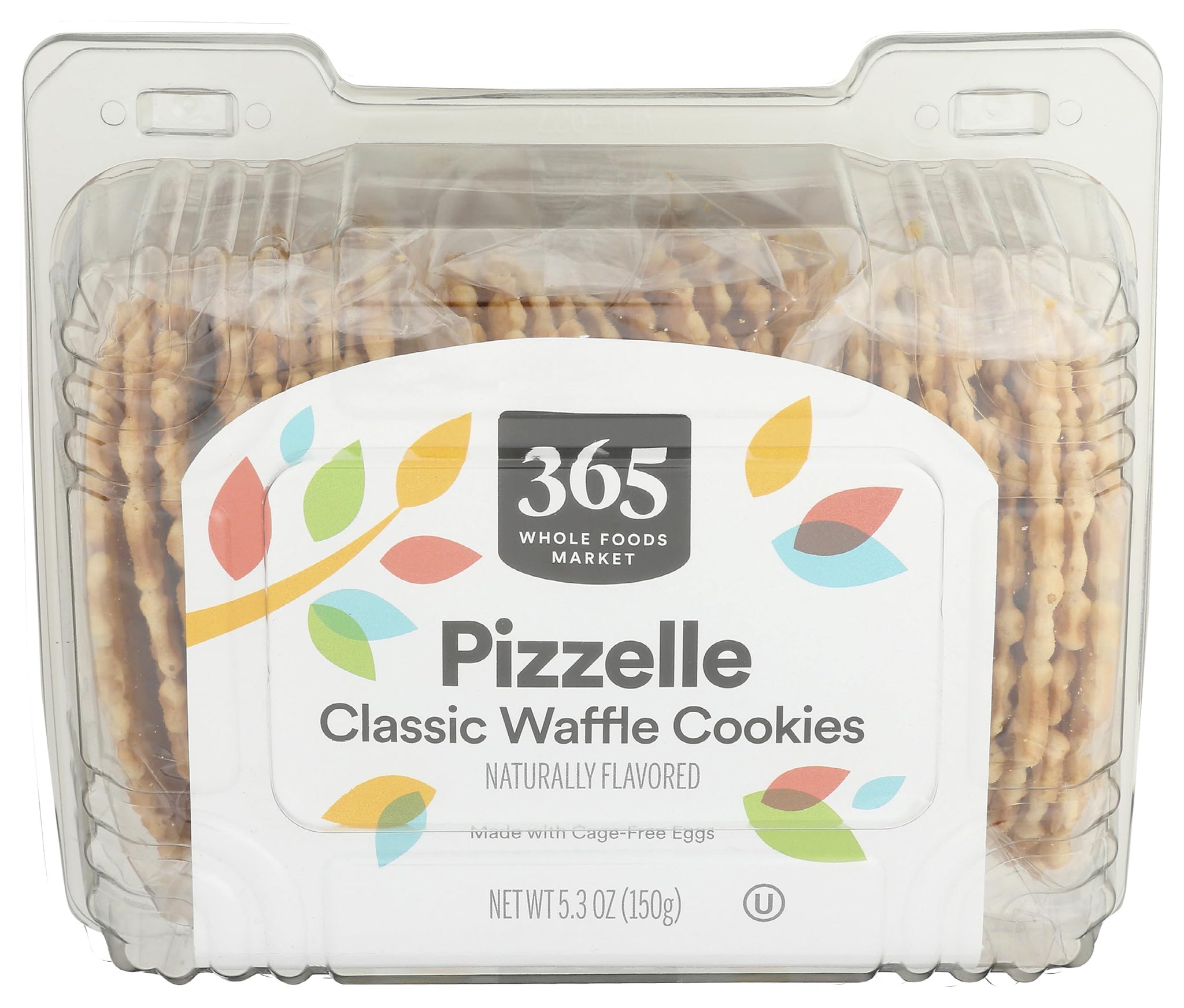 Whole Foods Market Vanilla Pizzelle Waffle Cookies, 5.3 oz