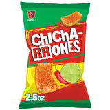 Barcel Chicharrones 2.5 oz Sharing Size Bag, Chili Pepper & Lime Flavored Spicy Puffed Wheat Snack