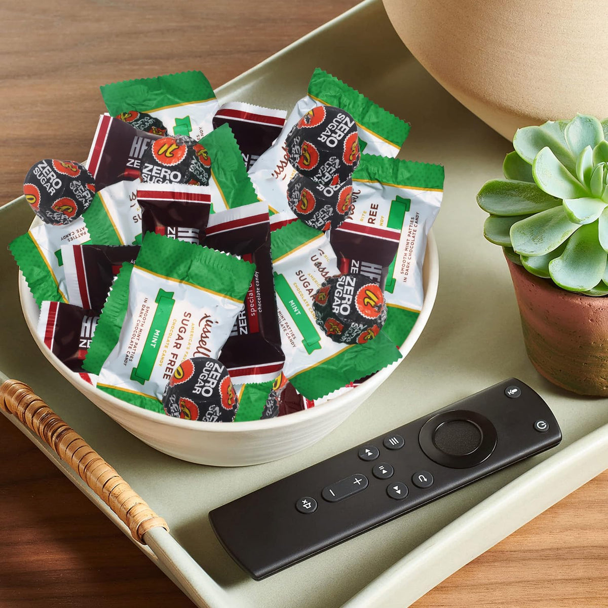 Sugar Free Dark Chocolate Variety Pack - Individually Wrapped Assorted Dark Zero Sugar Candy Mix For Parties, Snacks & Treats (1 Pound)