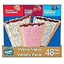 Pops-Tarts Frosted Toaster Pastries Variety Pack, Strawberry, Cherry, Blueberry Flavors, 48 Count, 5.1 lb