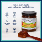 Terrapin Ridge Farms Mango Habanero Gourmet Jam - Sweet Mango & Fiery Habanero Blend - Perfect as a Glaze for Meats, Appetizers, and More - 10.5 oz