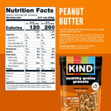 Kind Healthy Grains Granola Variety Pack, Gluten Free, Healthy Snack Mix, Peanut Butter, Cinnamon Oat, Oats & Honey, 5-10g Protein, 11oz, 3 Count