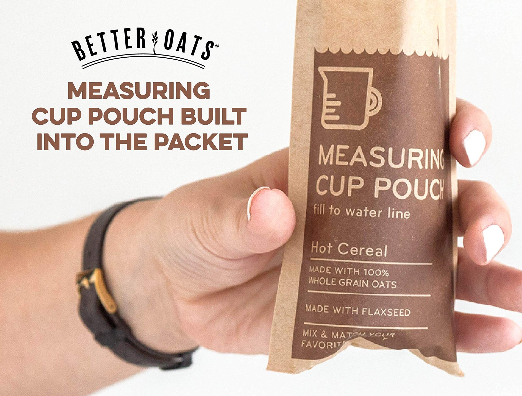 Post Better Oats Organic Instant Oatmeal with Flax Seeds and Quinoa, Bare Flavor, 11.8 Ounce