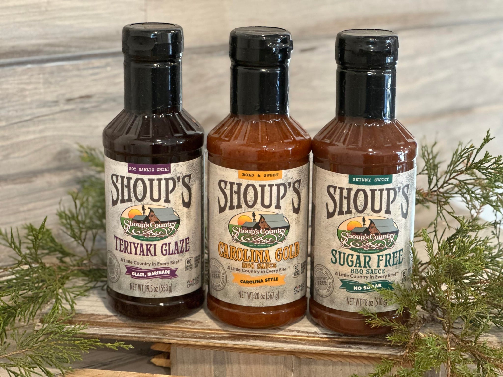 Shoup's New Sauce Trio - Bundle of 3 Items