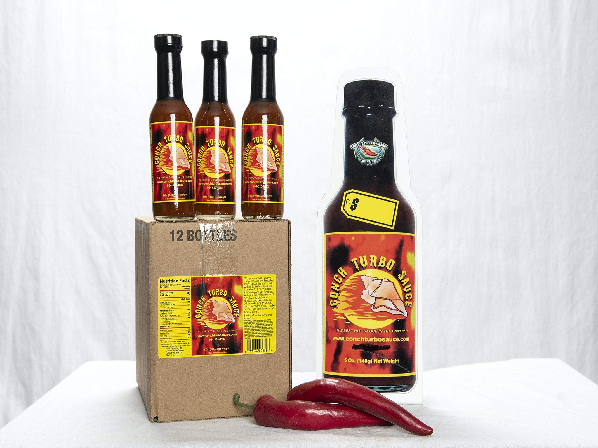 Conch Turbo Original Recipe Sauce - Case of 5 oz.