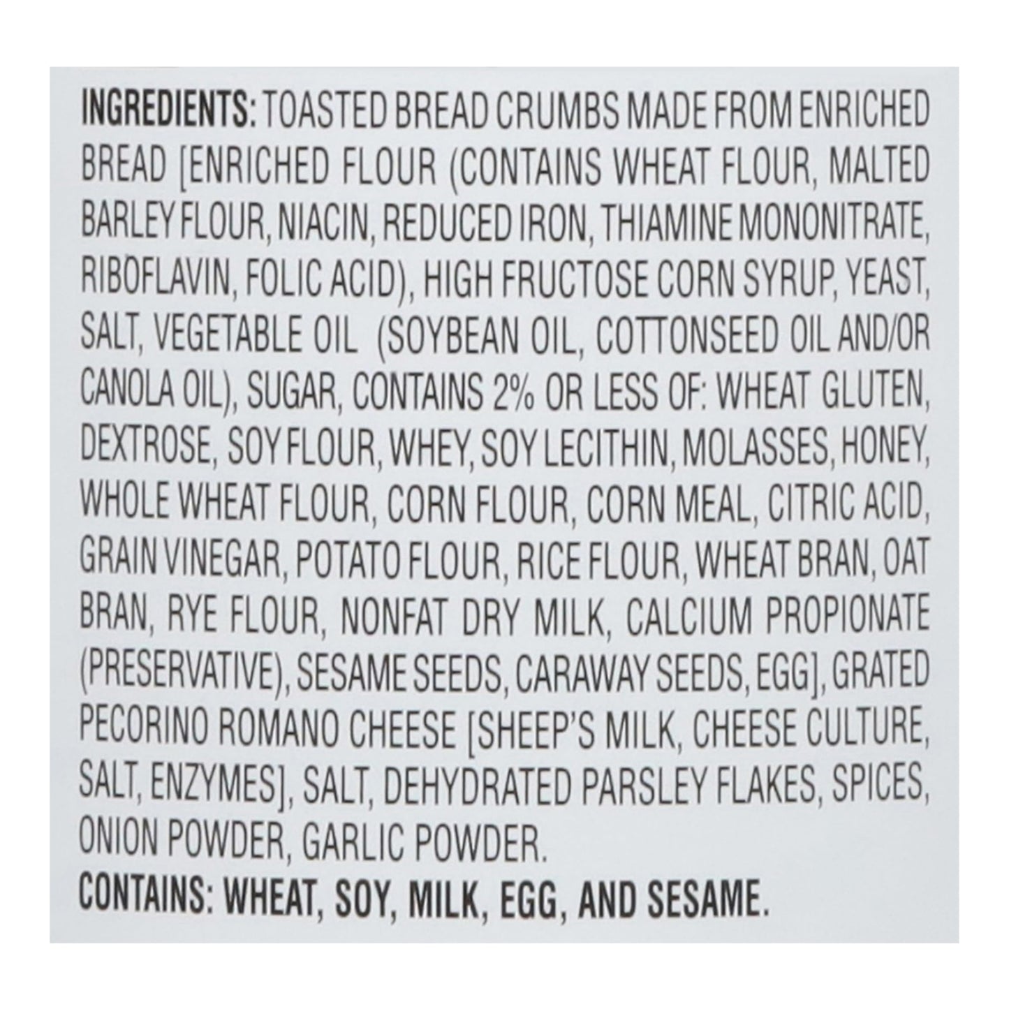 4C Premium Bread Crumbs, Seasoned with Pecorino Romano Cheese, 24 Ounce (Pack of 1)