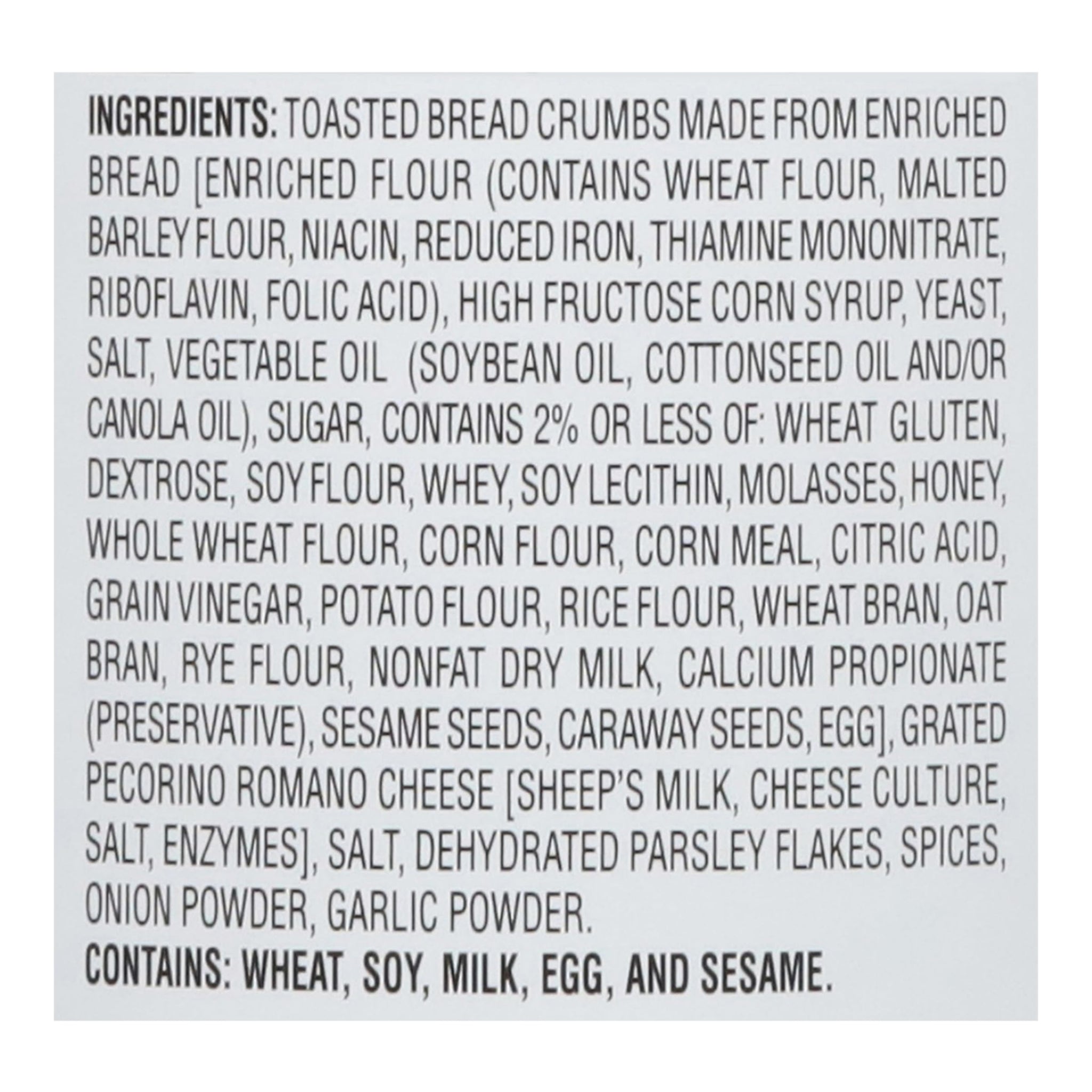 4C Premium Bread Crumbs, Seasoned with Pecorino Romano Cheese, 24 Ounce (Pack of 1)