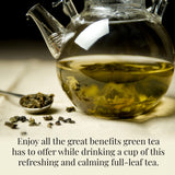 The Republic of Tea Moroccan Mint Green Full-Leaf Loose Tea 5.1 Oz Tin Steeps 50 Cups | Caffeinated