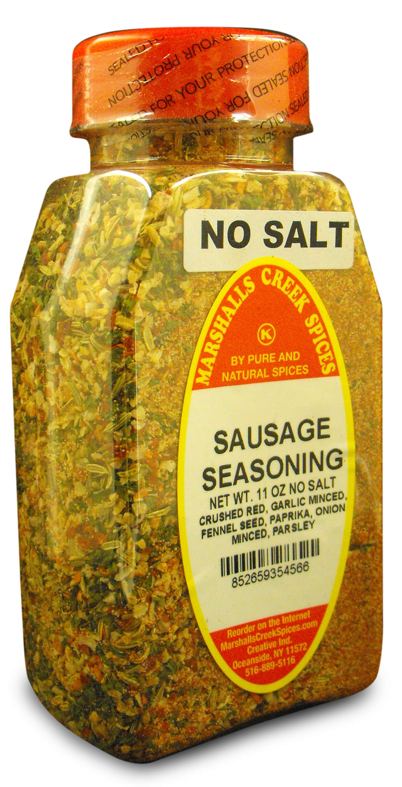 Marshalls Creek Kosher Spices SAUSAGE SEASONING NO SALT, 11 OZ