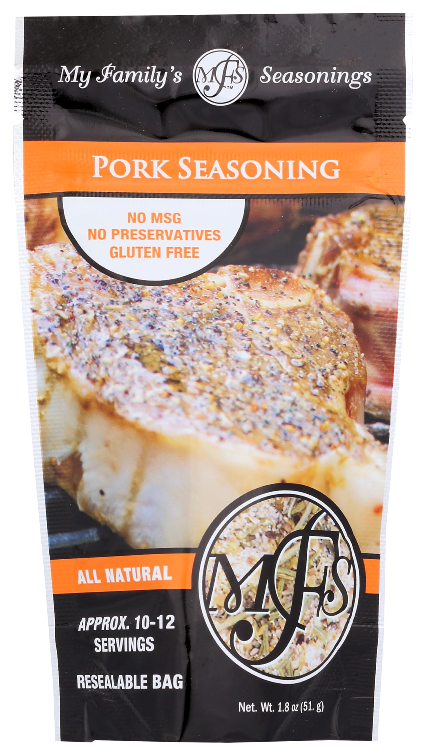 My Family's Seasonings, Inc Pork, 1.8 Ounce (Pack of 1)