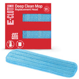 E-Cloth Deep Clean Mop Head Replacement - Microfiber Mop Pads, Reusable Washable Pads for Wet Floor Cleaning, Hardwood, Tile, Laminate & Stone, 100