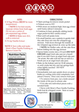 Mom's Place Gluten-Free Angel Food Cake Mix, Easy to Make, Nut Free, Dairy Free & Soy Free, 12 Servings,15.3 oz.