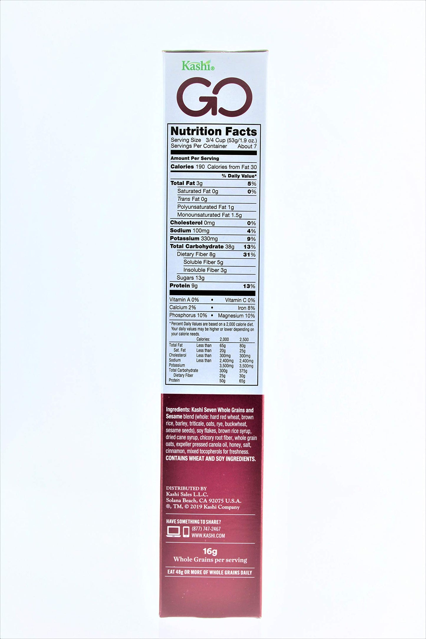 Kashi GoLean Crunch Cereal 13.8oz (pack of 3)3