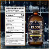 Proof Syrup Old Fashioned Cocktail Mix - Made with Real Bitters & Cane Sugar - Traditional Old Fashion Flavor - Fast, Easy, Delicious, Handcrafted