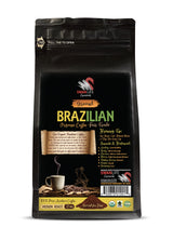 organic coffee ground low acid - BRAZILIAN GROUND COFFEE ORGANIC, 100% Arabica, Medium Roast, low acidity, Fair Trade, non gmo - ground coffee gift