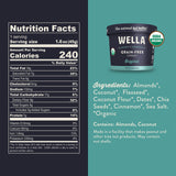 Wella Cereal Oatmeal Alternative, Gluten-Free Breakfast Hot Cereal, Grain-Free Paleo Organic Vegan High Protein Superfood, Plant-Based Non-GMO, Low in