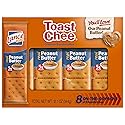 Lance Toast Chee Crackers with Real Peanut Butter, 6 Crackers/pack (8 Pack Tray) 12 Oz. Net