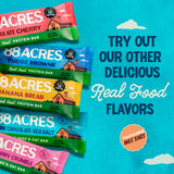88 Acres Seed Protein Bars, Chocolate Cherry, 9 Count, 12g Plant-Based Protein, Gluten Free, Nut Free, School Safe Snack Bar, Vegan, Non-GMO