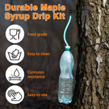 6 Set Maple Syrup Tapping Kit Tree Taps with 2ft Tubing Syrup Sugaring Starter Taps for Pure Maple & Birch Syrup Collection