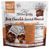 Nature's Garden Dark Chocolate Covered Almonds Snack Packs - No Trans Fat, Indulgent Snack, Dark Chocolate Almonds, Kosher Certified - 1 Oz Bags (15