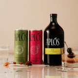 Aplós Dry January Variety Pack of Non-Alcoholic Canned Cocktails and Spirits, Formulated with Adaptogens and Nootropics, Low Calorie, No Added Sugar