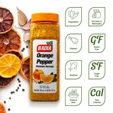 Badia Orange Pepper Seasoning, 26 oz - Pepper, Garlic & Onion, Zesty Citrus Blend for Chicken, Seafood & Vegetables