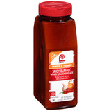 Lawry's Spicy Buffalo Wings Seasoning Mix, 21.5 oz - One 21.5 Ounce Container of Spicy Buffalo Powder Seasoning for Recipe Customization, Best